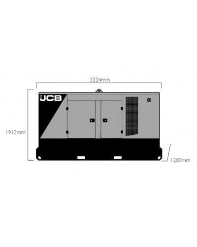 Дизель-генератор JCB G100R